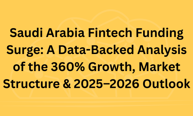 Saudi Arabia Fintech Funding Surge: A Data-Backed Analysis of the 360% Growth, Market Structure & 2025–2026 Outlook